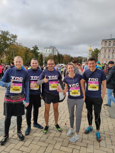 Таскомбанк взяв участь у ювілейному Wizz Air Kyiv City Marathon!