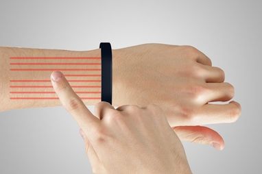 Як на долоні: представлений браслет, що проектує екран смартфона на руку (ФОТО, ВІДЕО)