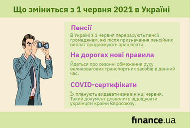 Что изменится в Украине с 1 июня (инфографика)