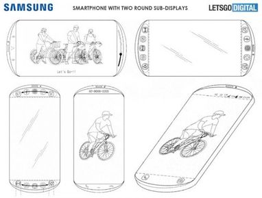 У Samsung може з'явитися смартфон з заокругленим корпусом і трисекційним екраном (фото)