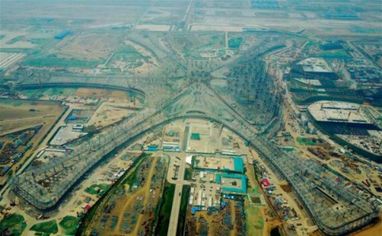 Под Пекином достраивают самый большой аэропорт в мире (фото)