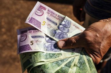 Валюта Зимбабве за один месяц выросла более чем на 40% к доллару