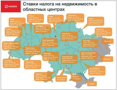 Облцентрів побоялися вводити податок на житло за максимальною ставкою