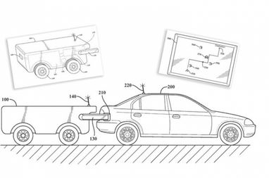 Toyota запатентовала дрон для заправки автомобилей прямо в дороге