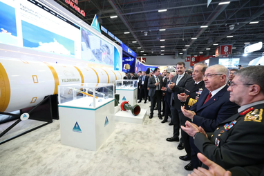 Презентації міжконтинентальної ракети YILDIRIMHAN на виставці SAHA 2026