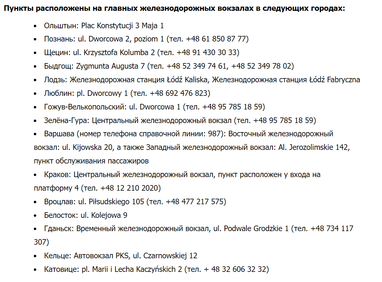 Де у Польщі отримати довідку про перетин кордону біженцям з України