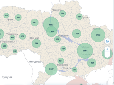 Податкова запустила інтерактивну податкову карту України