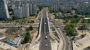 В Киеве открыли движение по новому путепроводу на Оболони