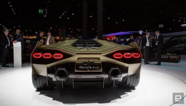 Lamborghini представила первый гибридный суперкар