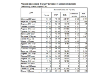 Рекордный спрос: банки за месяц ввезли в Украину наличную валюту на 1 млрд долларов