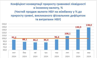 Данилишин повідомив, як українці конвертують гривні у валюту (інфографіка)