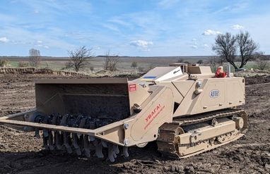 Машина для разминирования MV-4, собранная в Украине, получила сертификат соответствия (фото)