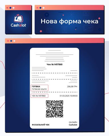 Фискальный чек по новым правилам — ПРРО Cashalot выпустил обновление