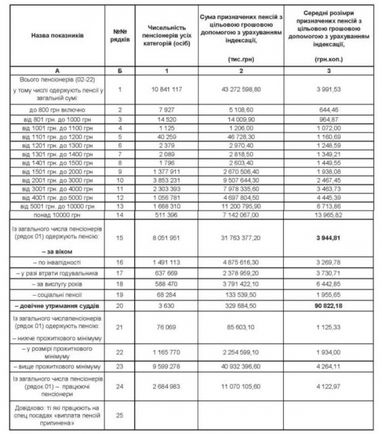 До 91 тысячи грн: как возросли средние пенсии разных категорий пенсионеров в 2022 году