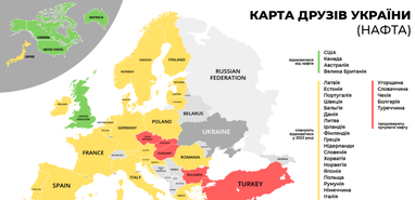 "Газовые друзья и недруги": куда россия до сих пор экспортирует газ и нефть (инфографика)