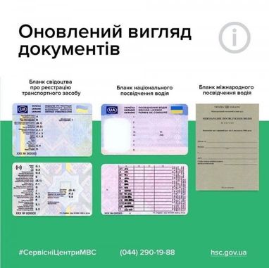 В Украине начали выдавать водительские удостоверения нового образца