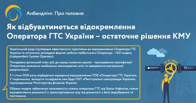 Как будет происходить отделение Оператора ГТС Украины (инфографика)