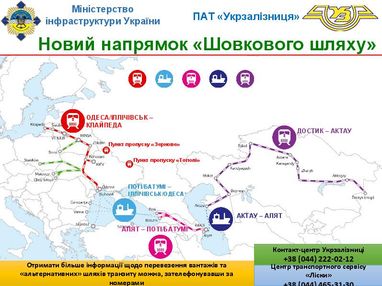 Новий «Шовковий шлях» коштуватиме експортерам на 65% дорожче маршруту через Росію