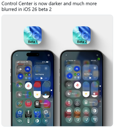 Apple исправила недостатки интерфейса iOS 26 (подробности)