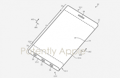 Apple запатентувала дизайн гнучкого смартфона з оригінальною конструкцією