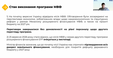 Україна не пройшла другий перегляд програми МВФ: які головні проблеми