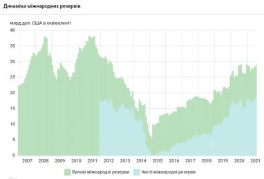 Міжнародні резерви України досягли максимуму за 9 років