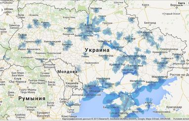 Мобильные операторы обнародовали карты покрытия 3G-связи в Украине