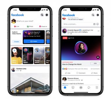 Facebook запустил аналог Clubhouse в США