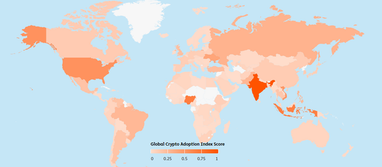 Україна увійшла до ТОП-10 країн — лідерів за прийняттям криптовалют: рейтинг
