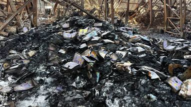 Последствия удара русского дрона по составу Readeat