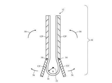 Apple запатентовала уникальный гибкий экран (фото)