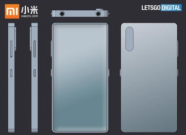 Xiaomi запатентувала смартфон з двома висувними модулями і панорамною зйомкою (фото)