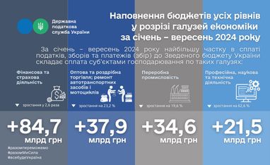 Хто платить найбільше податків до бюджету (інфографіка)