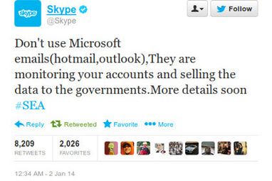 Сирійські хакери атакували акаунти Skype в соцмережах (ФОТО)