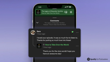 Користувачі Spotify тепер можуть коментувати подкасти
