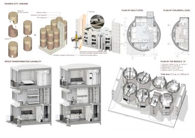 Українські архітектори пропонують відновлювати «панельки» Харкова надрукованими на 3D-принтері модулями