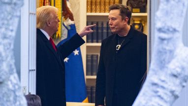 Акции Tesla рекордно упали после ссоры Маска и Трампа