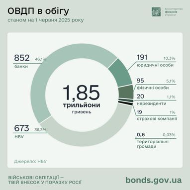 Українці збільшили інвестиції в ОВДП (інфографіка)