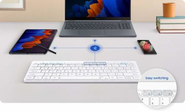 Samsung представил клавиатуру, которая «тянет» три устройства одновременно (фото)