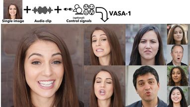 Microsoft создала нейросеть, которая генерирует видео человека по одному фото и аудиозаписи