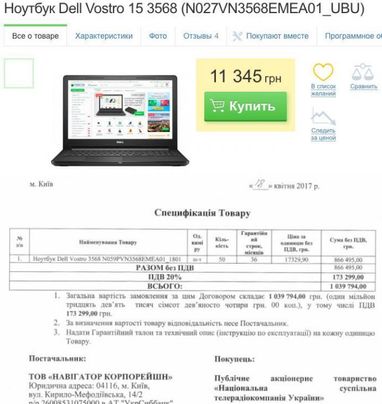 Національна телерадіокомпанія закупила втридорога комп'ютери для Євробачення