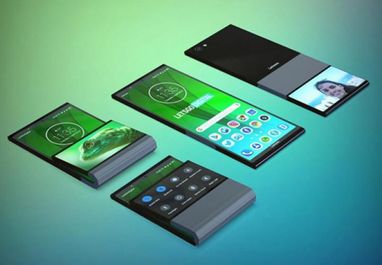 Lenovo проектирует гибкий смартфон с двумя дисплеями (фото)