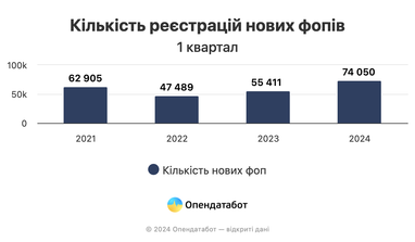 Де українці відкривають новий бізнес (інфографіка)