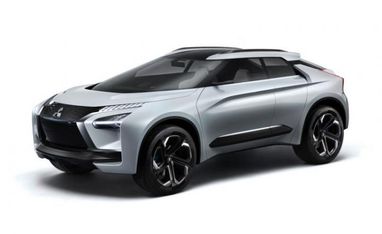 В Токио представили концепт электрического кроссовера Mitsubishi e-Evolution с тремя двигателями (фото)