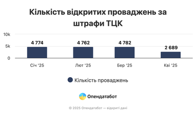 В каких областях открыли больше всего производств за штрафы ТЦК (инфографика)