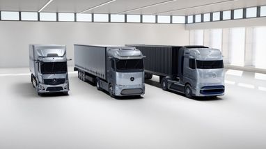 Mercedes-Benz представив електричну водневу вантажівку GenH2 (фото, відео)