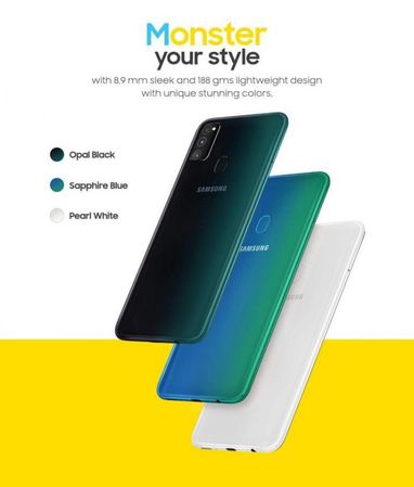 Samsung представила Galaxy M30s з батареєю на 6000 мАг (фото)