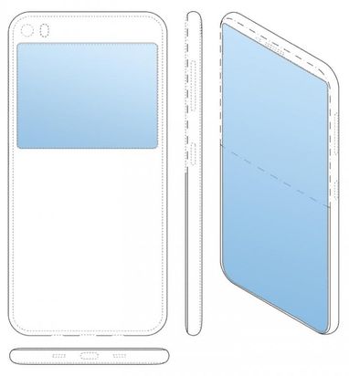 Samsung проектує смартфон з дисплеєм на тильній панелі (фото)