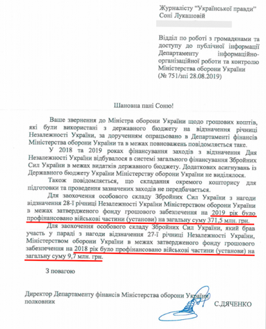 Стало відомо, скільки Мінкульт заплатив за святкування Дня Незалежності