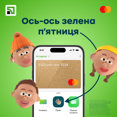 ПриватБанк предупредил клиентов: с 18 ноября в «Привет» будут действовать увеличенные кэшбеки и скидки «Зеленой пятницы»